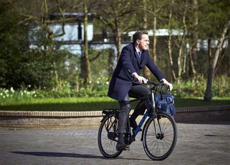 The Dutch Prime Minister Mark Rutte Taking The Bike To Work R Europe
