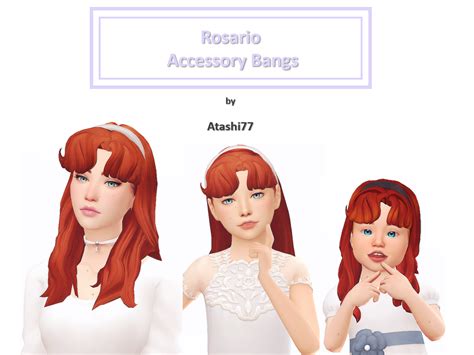 Rosario Accessory Bangs The Bangs From Tekri Hairstyle Rosario Made