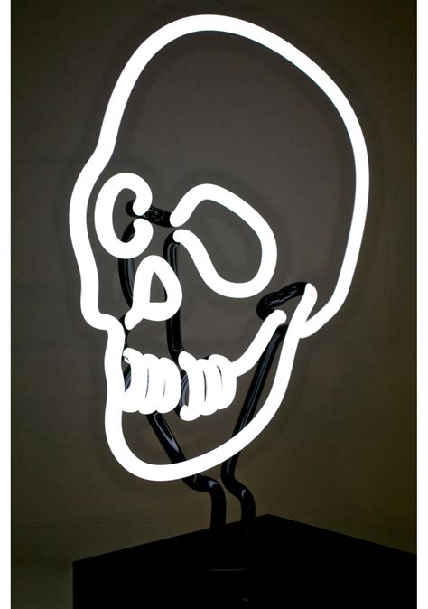Neon Mfg Skull Neon Light Will Keep The Dead Lit Af This Badass
