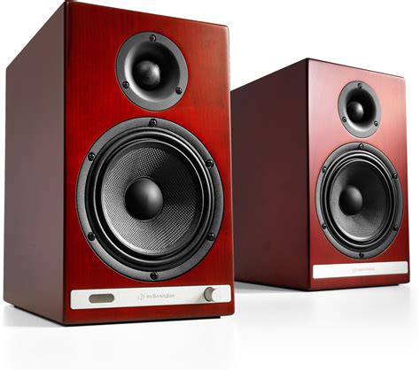 Audioengine Hd6 Cherry Powered Bookshelf Speakers With Bluetooth® At