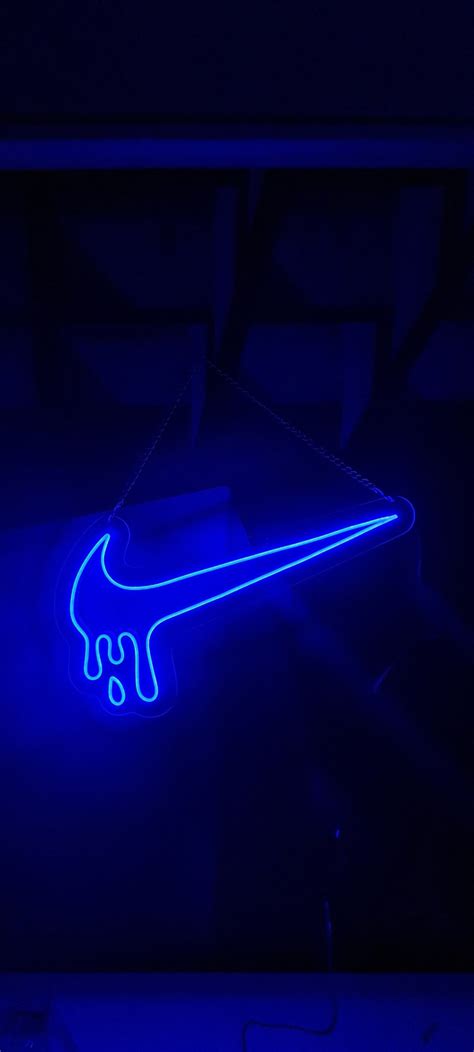 Dripping Nike Neon Sign Nike Neon Light Handmade Neon Light Etsy