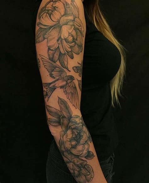 Birds And Flowers Tattoos Bird Tattoo Sleeves Body Art Tattoos