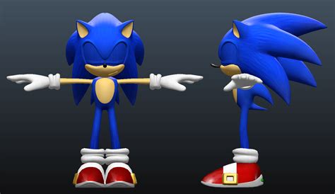 Sonic Prime Sonic Model Wip By Detexki99 On Deviantart