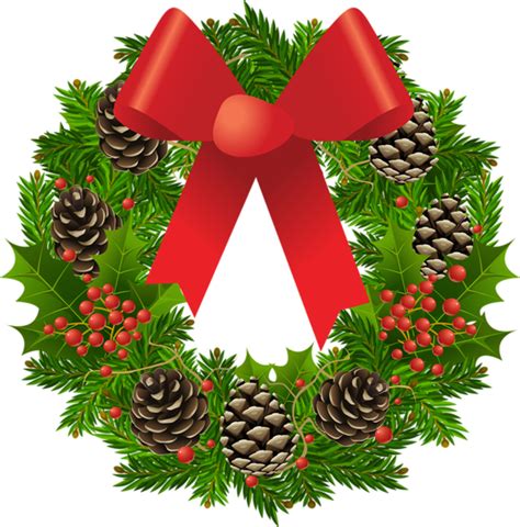 Christmas Wreath Png Transparent Image Download Size 592x600px