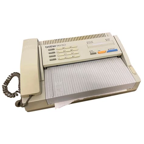 Prop Hire Brother Fax 150 Fax Machine Eighties 1989 Powers Up