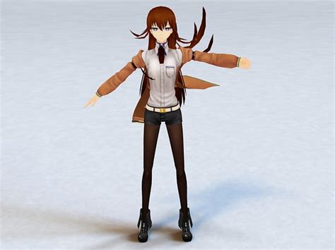 Animated Anime Dancing Girl Rigged 3d Model 3ds Max Files Free Download Modeling 37051 On Cadnav