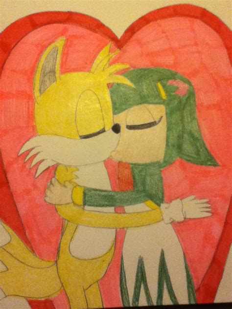 Tails X Cosmo Kiss By Tailsthefoxlover715 On Deviantart