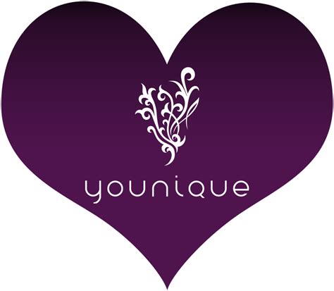 Download Hd Younique Logo In Heart Younique Logo Transparent Png