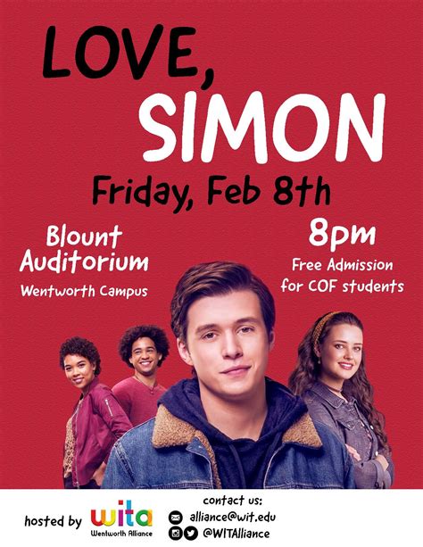 Love Simon Showing Colleges Of The Fenway