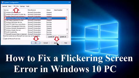 How To Fix A Flickering Screen Error In Windows 10 Pc Youtube