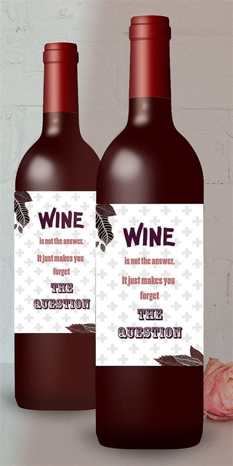 Funny Wine Labels Printable