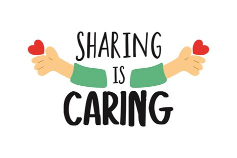 Sharing Is Caring Archivo De Corte Svg Por Creative Fabrica Crafts Creative Fabrica