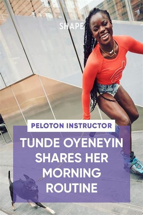 Pelotons Tunde Oyeneyin Has Perfected Every Detail Of Her Morning