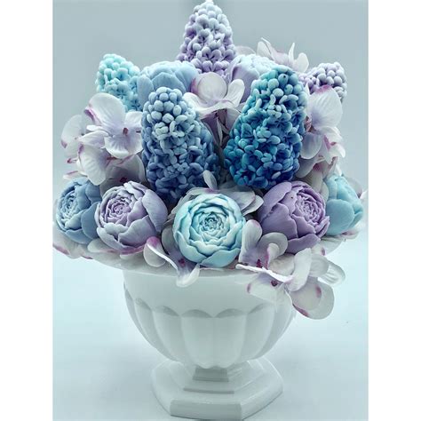 Soap Flowers Bouquet A Bouquet Of Lilacs From Soap Handmade Etsy