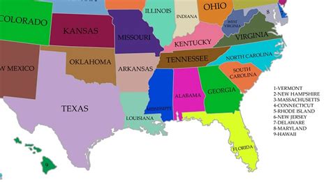 Regions Of The Us South Educational Resources K12 Learning United