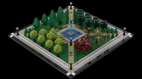 Lego Moc Modular Park 2 By Meregt Rebrickable Build With Lego