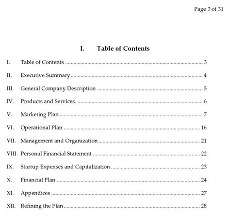 Download Sba Business Plan Template 2 For Free Page 3 Formtemplate