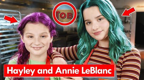 20 Things You Didnt Know About Annie And Hayley Leblanc Youtube