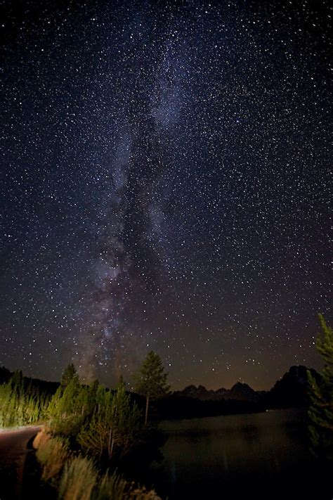 Milky Way In Night Sky Grand Teton National Park Wy Rozanne Hakala