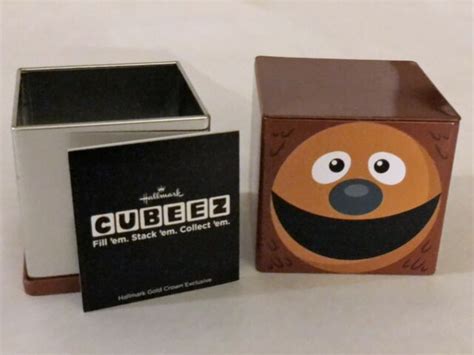 Hallmark Cubeez Collectible Storage Rowlf The Dog Muppet 3 X 3x3 Ebay