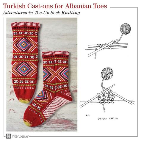 Interweave Turkish Cast On For Toe Up Sock Sock Knitting Patterns