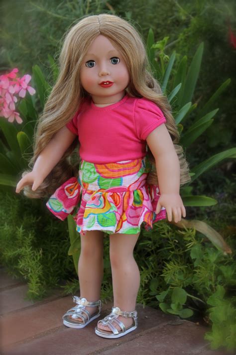 Just Right For Summer 18 Doll Outfit Fits American Girl Worn By