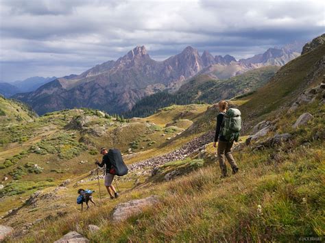 Weminuche Hikers San Juan Mountains Colorado Mountain Photography