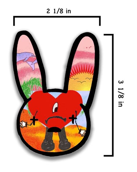 Un Verano Sin Ti Bad Bunny Logo Sticker Bad Bunny New Album Etsy