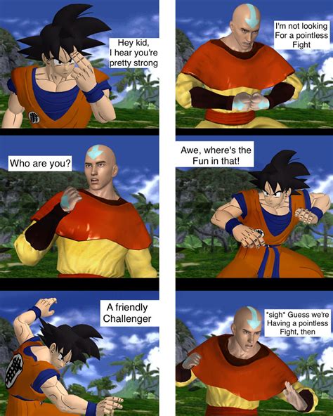 Mkx Intro Goku Vs Aang By Tony Antwonio On Deviantart
