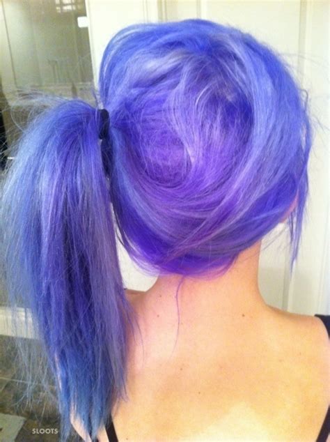 Bright Purple Hair Colorful Hair Pinterest