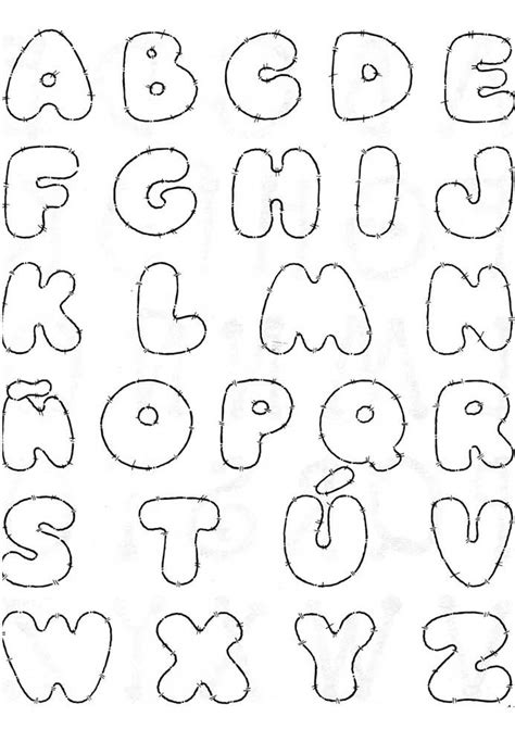 Letras Do Alfabeto Para Imprimir Tamanho Pequeno Tamanho Informação