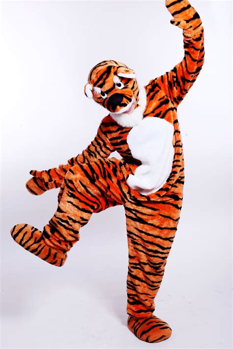 Mascot Costume Of A Tiger Custom Mascot Costumes Design And