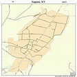 Naples New York Street Map 3649429