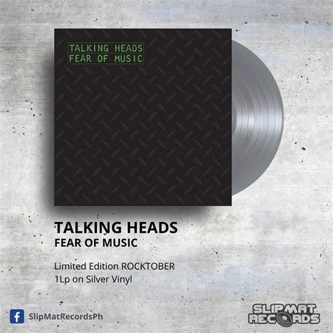 Talking Heads Fear Of Music Limited Edition Rocktober ￮ 1lp On Silver