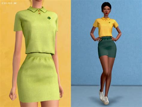 The Sims Resource Polo Shirt Fm By Chloemmm Sims 4 Downloads