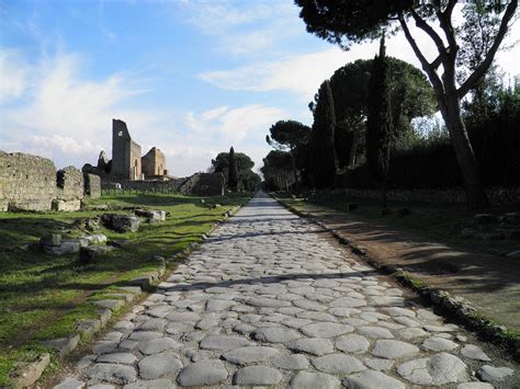 Ancient Roman Concrete Roads