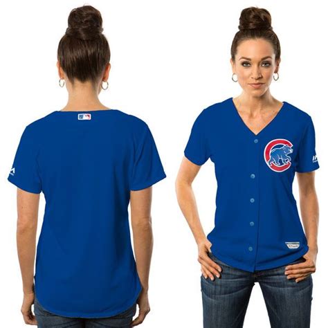 Womens Chicago Cubs Majestic Royal Alternate Cool Base Jersey