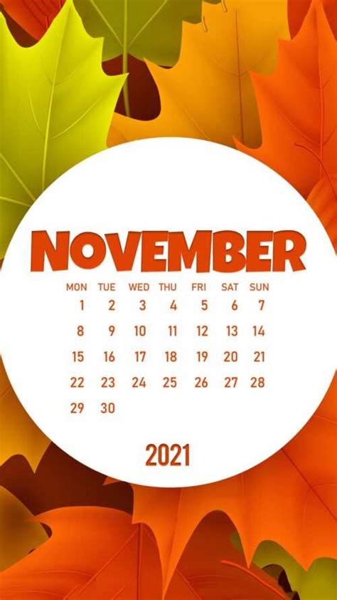 November 2021 Calendar Wallpaper Ixpap