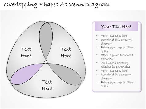 2502 Business Ppt Diagram Overlapping Shapes As Venn Diagram Powerpoint