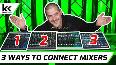 How To Connect Multiple Audio Mixers Together Kettner Creative
