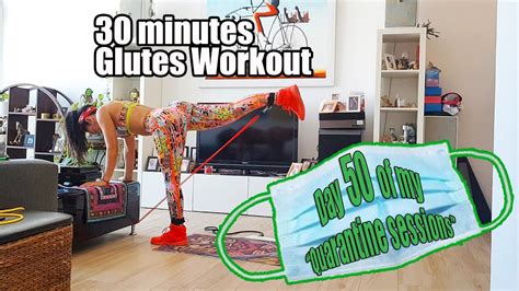 Day 50 Of My Quarantine Challenge Part 1 30 Minutes Glutes Workout