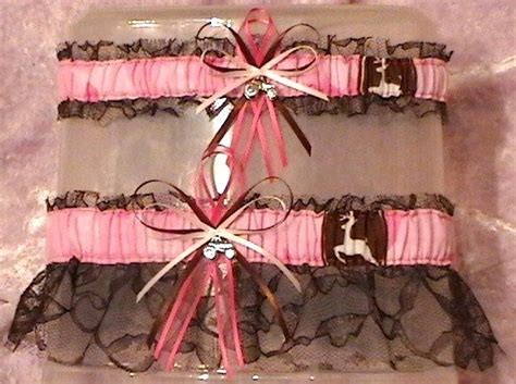 Pink Camo Garter Pink Camo Wedding Wedding Garter Set