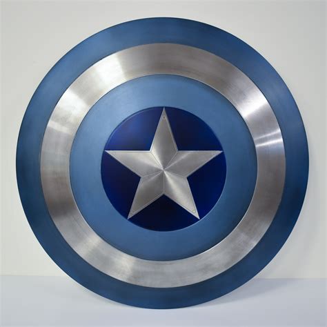 Captain America Shield Stealth Shield Metal Replica The Etsy
