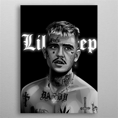 Lil Peep Poster By Sundanese Artwork Displate Lil Peep Hellboy