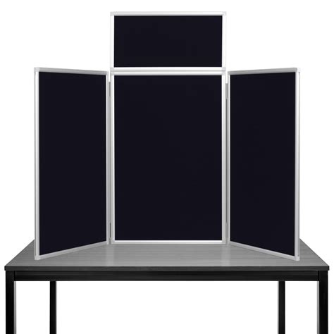 Desktop Display Boards 3 Panel Maxi With Aluminium Frame And Carry