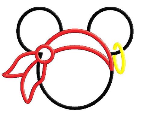 Free Mickey Outline Download Free Mickey Outline Png Images Free