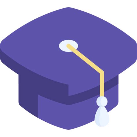 Sombrero De Graduacion Iconos Gratis De Educación