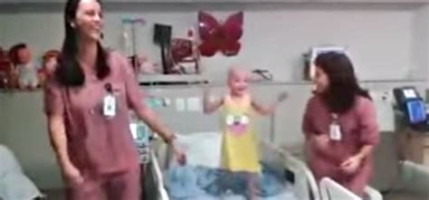 These Sweet Nurses Know How To Bring A Smile To This Little Cancer