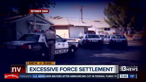 Contact 13 Lvmpd Settles Excessive Force Case
