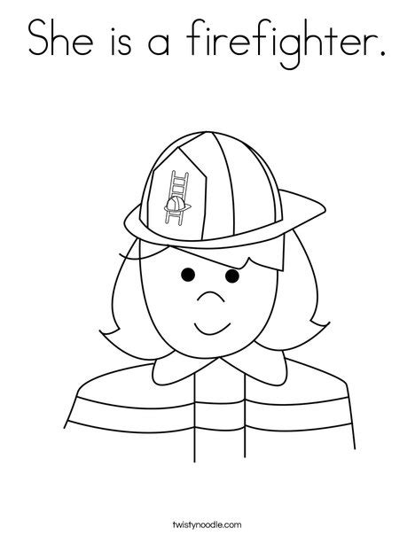 Firefighter suits gear material women fire retarded clothing fireman firefighter suit. She is a firefighter Coloring Page - Twisty Noodle